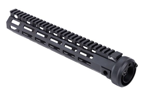 12-inch M-LOK handguard, black.